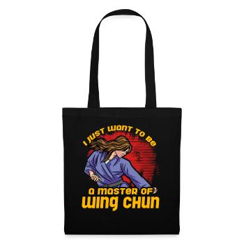 I just want to be a Master of Wing Chun - Tote Bag - black - Front