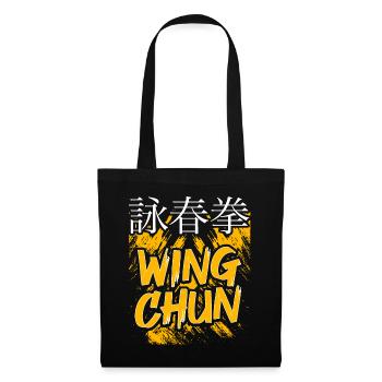 Wing Chun - Stoffbeutel - Schwarz - Vorne