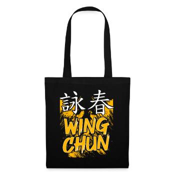 Wing Chun - Stoffbeutel - Schwarz - Vorne