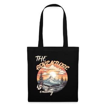 The Adventure is calling - Tote Bag - black - Front