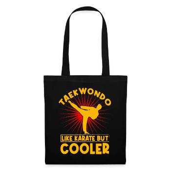 Le taekwondo comme le karaté mais plus cool - Sac en tissu - noir - Devant