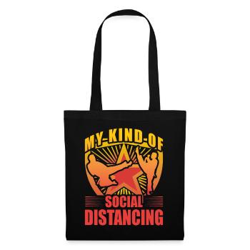Mon type de distanciation sociale - Sac en tissu - noir - Devant