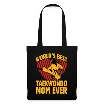 La meilleure maman taekwondo du monde - Sac en tissu - noir - Devant