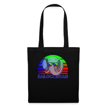 Baloutchistan - Sac en tissu - noir - Devant