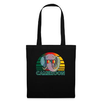 Cameroun - Sac en tissu - noir - Devant