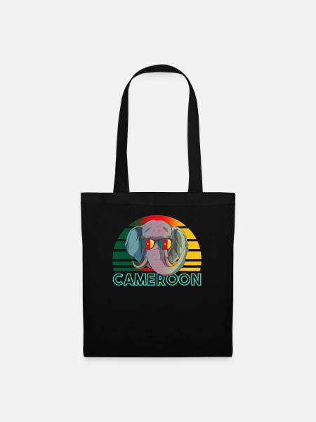 Kamerun - Stoffbeutel - Schwarz