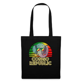 Kongo Republik - Stoffbeutel - Schwarz - Vorne