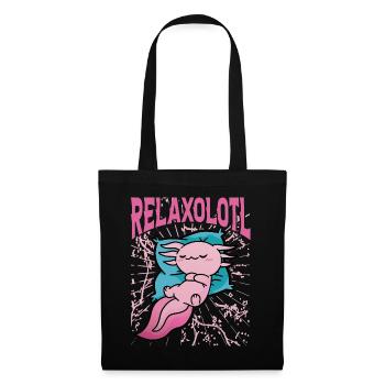 Relaxolotl - Stoffbeutel - Schwarz - Vorne