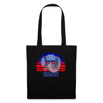Haïti - Sac en tissu - noir - Devant