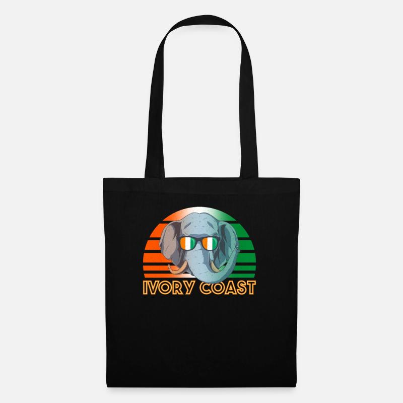 Côte d'Ivoire - Sac en tissu - noir