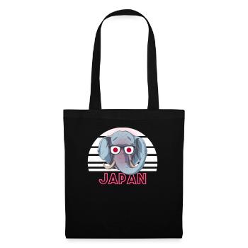 Japan - Stoffbeutel - Schwarz - Vorne