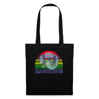 Mauritanie - Sac en tissu - noir - Devant