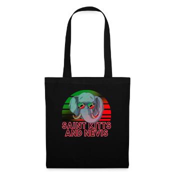 Saint Kitts and Nevis - Tote Bag - black - Front