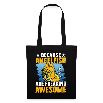 Because Angelfish are freaking Awesome - Tote Bag - black - Front