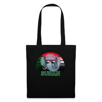 Soudan - Sac en tissu - noir - Devant