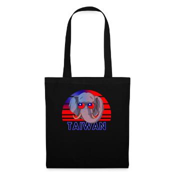 Taïwan - Sac en tissu - noir - Devant