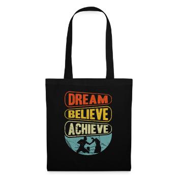 Dream Believe Achieve Boxing - Tote Bag - black - Front