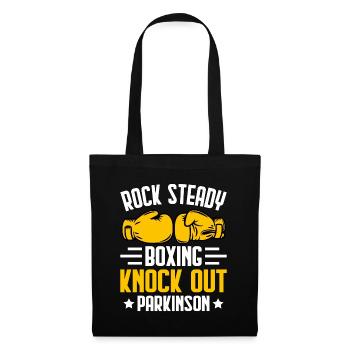 Rock Steady Boxing Knock Out Parkinson - Sac en tissu - noir - Devant