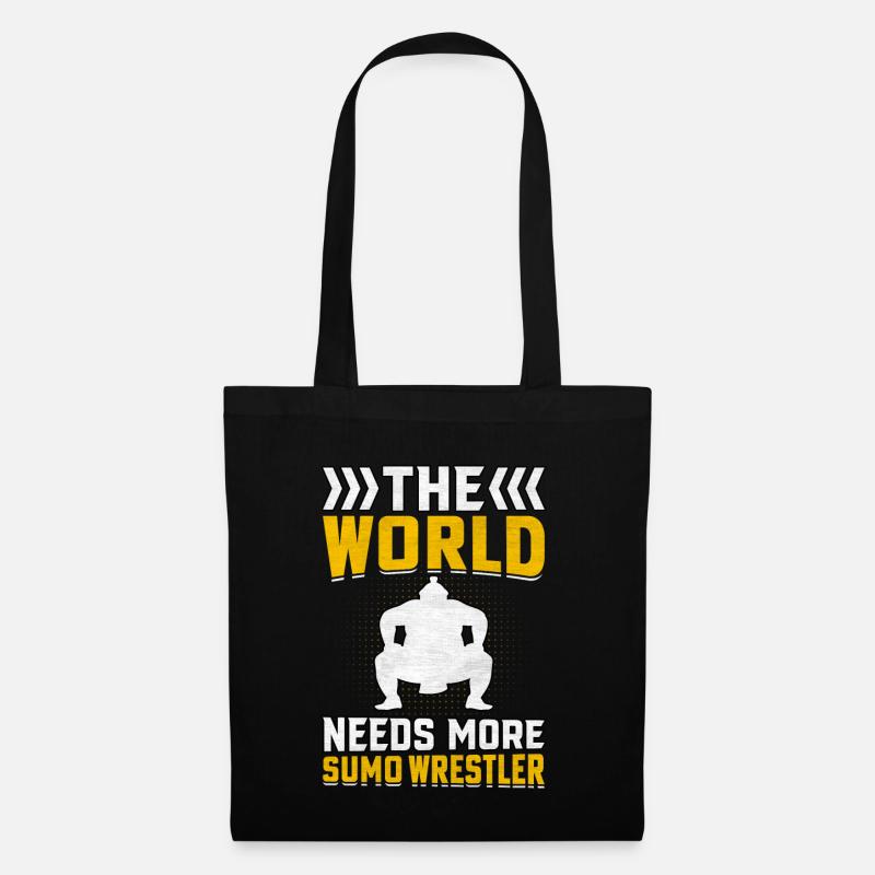 The World needs more Sumo Wrestler - Tote Bag - black