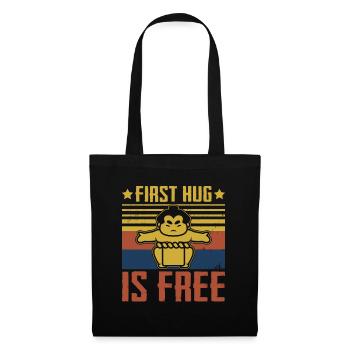First Hug is free - Tote Bag - black - Front