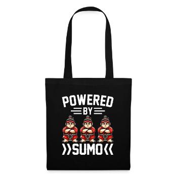 Propulsé par Sumo - Sac en tissu - noir - Devant