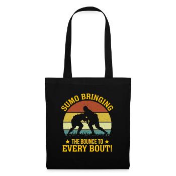 Sumo Apporter du rebond à chaque combat ! - Sac en tissu - noir - Devant