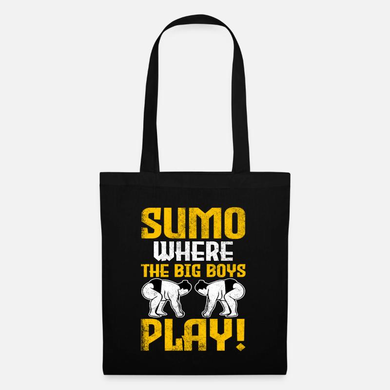 Sumo where the big boys play! - Tote Bag - black