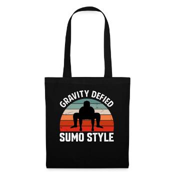 Gravity defied Sumo Style - Tote Bag - black - Front