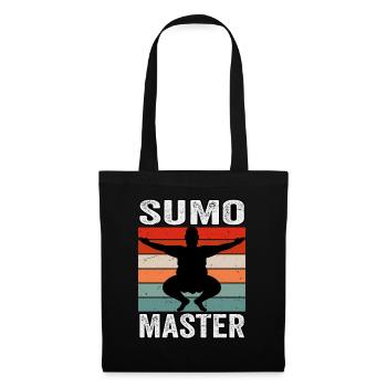 Maître de sumo - Sac en tissu - noir - Devant