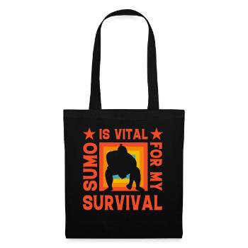 Sumo is vital for my Survival - Tote Bag - black - Front