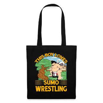 Ce garçon aime la lutte de sumo - Sac en tissu - noir - Devant