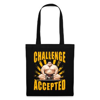 Challenge Accepted Sumo - Tote Bag - black - Front