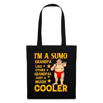 Je suis un grand-père sumo comme un grand-père normal, juste cool - Sac en tissu - noir - Devant