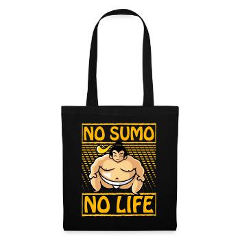 Pas de Sumo, pas de vie - Sac en tissu - noir - Devant