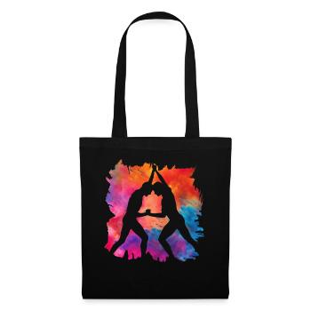 Lutte - Sac en tissu - noir - Devant