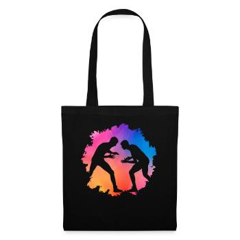 Lutte - Sac en tissu - noir - Devant