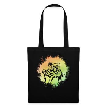 Lutte - Sac en tissu - noir - Devant