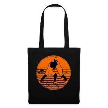 Lutte - Sac en tissu - noir - Devant