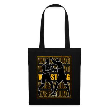 Lutte - Sac en tissu - noir - Devant
