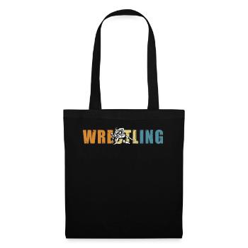 Lutte - Sac en tissu - noir - Devant