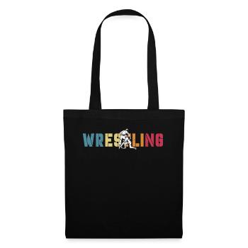 Lutte - Sac en tissu - noir - Devant