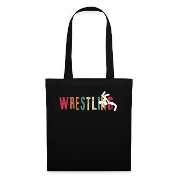 Lutte - Sac en tissu - noir - Devant