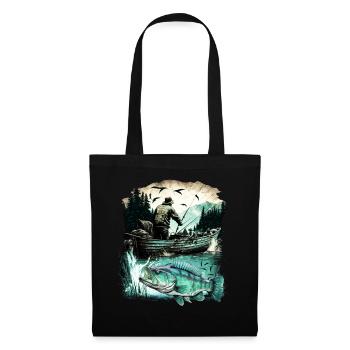 Bass Fish - Tote Bag - black - Front