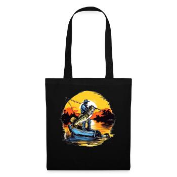Bass Fish - Tote Bag - black - Front