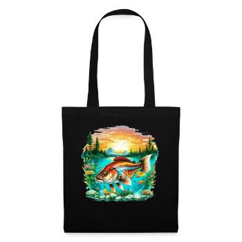 Bass Fish - Tote Bag - black - Front