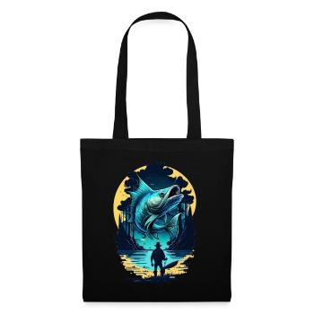 Bass Fish - Tote Bag - black - Front