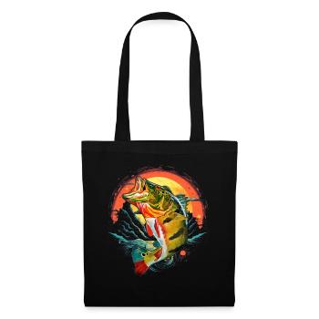 Bass Fish - Tote Bag - black - Front