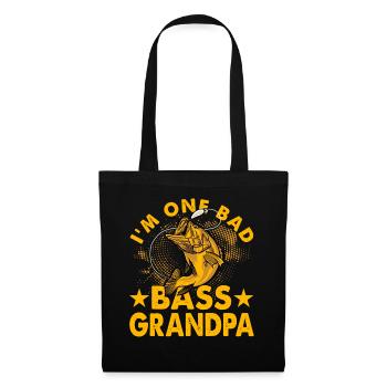Je suis un grand-père de mauvaise basse - Sac en tissu - noir - Devant