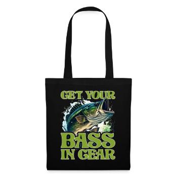 Mettez votre basse en vitesse - Sac en tissu - noir - Devant