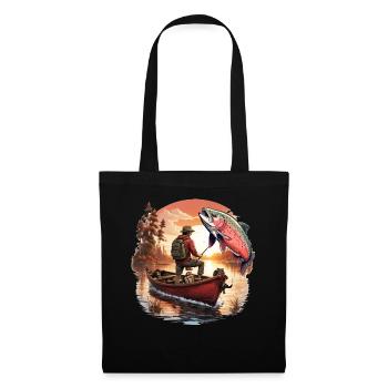 Bass Fish - Tote Bag - black - Front